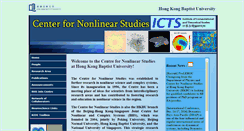 Desktop Screenshot of cns.hkbu.edu.hk