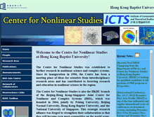 Tablet Screenshot of cns.hkbu.edu.hk